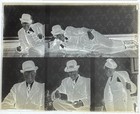 Glass Plate Photo Negative   The Many Poses Of A Handsome Young Man