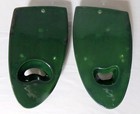 California Art Deco Pottery Comedy   Tragedy Wall Pocket Mask Set