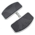 Pair Motorcycles Front   Rear Foot Boards Floorboards For Bmw Honda Yamaha Usa
