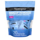 Makeup Remover Towelettes  Daily Single Face Towelettes  20 Ct