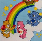 Care Bears Character Rainbow Soft Cotton Beach  Pool Towel