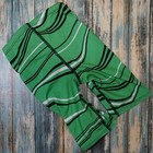 New   44 Retail  Boys Adidas Jammer  Size 22 Green   Black Stripes  427