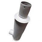 71147567 Muffler For Gleaner Combine F F2 K Gas 19  Long 2 5  I d  2 3 8  O d 