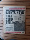 Giants Pre Game Coverage Super Bowl Xxv 1991 Ny Post January 25 1991
