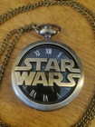Star Wars Antique Themed Bronze Pocket Watch With 16  Chain New