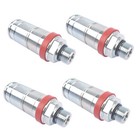 4pcs Hydraulic Female Quick Coupler For John Deere 6200 6300 6420 6630 7430 5620