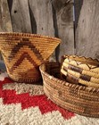 Pima Papago Basket Lot Antique Native American Basket Lot Of 3 Baskets 1880