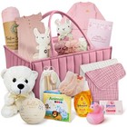 New Baby Diaper Bag Caddy Organizer  New Baby Girl Gift Basket Gift Set   W n   