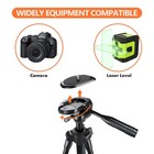 Laser Level Tripod Stand  51-inch 130cm Aluminum Lightweight Tripod With 1 4    