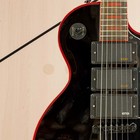 Black Electric Guitar Red Binding 6 Strings Black Pickguard Ships From The U s 