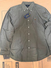 Ralph Lauren Polo Classic Fit Men s Dress Shirt Olive Green Medium   M Nwt
