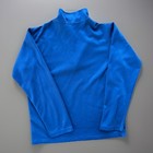 Patagonia Youth 10 medium Base Layer Mid Weight Quarter Zip Blue Winter Gear