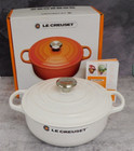 Le Creuset Signature Cast Iron 3 5 Quart Sauteuse  White - New