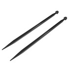 2pcs 49  Square Hay Spike Bale Spear Quick Attach Fork For Tractor Loader Bobcat