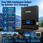 5200w 100a 250vdc Mppt Solar Charge Controller 12v 24v 36v 48v Battery Regulator