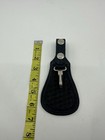 Vintage Basket Weave Leather Police Key Holder For Belt