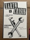 Earth Crisis 2 Stickers   2 Flyers Lot Vegan Straight Edge Breed The Killers Hc