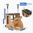 Pilates Wunda Chair Combo With Handles   Split Pedals Reformer Machine
