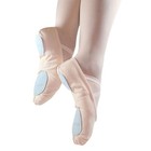 Danzcue Adult Split Sole Canvas Ballet Slipper 6 Pink