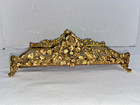 Vintage Art Deco Brass Footed Tray Rose Matson Style Vanity Display W perfume Se
