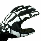 Full Finger Biker Skeleton Bone Gloves Racing Cycling Motorcycle Mechanics Goth 
