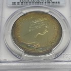 1980  1 Pcgs Canada Arctic Territories Silver Dollar Sp69 Tone