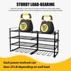 Heavy Duty Power Tool Organizer Wall Mount  Cordless 8 Drill Hanger Storage Rack