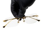 Vintage Gold Frame Rimless Luxury Men s Hip Hop Clear Lens Retro Fashion Glasses