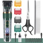 Pet Clippers Professional Heavy Duty Trimmer Thick Hair Dog Grooming Kit