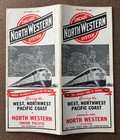Vintage Sept 1948 C nw Chicago   Northwestern Railroad Rr Train System Timetable