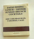 Vintage Dini   s By The Sea Matchbook     Carlsbad Ca Restaurant