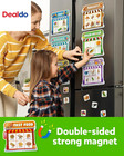 Magnetic Sorting Toys  Montessori Fridge Magnets Matching Game  Food Pets Grocer
