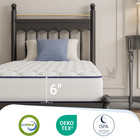Pearl 6  Twin Size Medium Adult Supportive Innerspring Mattress