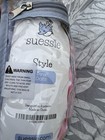 New Suessie 2-in-1 Shopping Cart Highchair Cover Toddler Pink White Polkadot