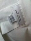 J Jill White Shirt Collection Plus Size 1x Blouse Tunic Pocket Long Sleeve Dress