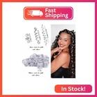 106 Pcs Gold Silver Hair Braids Dreadlock Beads Non-piercing Ear Clip Jewelry Ac