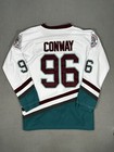 Vintage Mighty Ducks Anaheim Conway 96 Hockey Jersey Mens Medium White