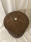 Vintage Wood Wooden Primitive Nail Rivet Keg Barrel 18    Rustic Farm Store