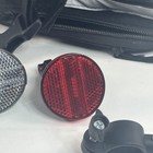 Campus Bike Shop Bicycle Accessory Lot Saddle Bag Bell Red White Reflectors