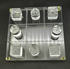 Mid Century Modern Lucite Tic Tac Toe Game Van Teal Style Vintage