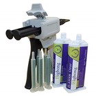 1 1 Dispensing Gun Manual Applicator Adhesive Dispenser   5pcs Static Mixing    