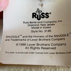 Vtg Russ  snuggle Teddy Bear Plush W  Tags  14    10    Lot Fabric Softener 1986