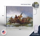 Washington Crossing The Delaware Canvas Frame  George Washington Painting