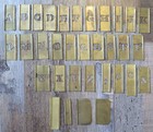Vintage Reese s Interlocking Stencils Lot 1 2 Inch   3 4 Inch