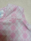 Halo Baby Sleep Sack Size Small 0-6 Months Pink Fleece Geometric Diamond