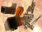 Deutsch Dtp 6-pin Connector Plug Kit 14-12-10 Awg Ez Crimp Dtp04-6p Dtp06-6s