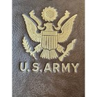 Vtg Wwii U s  Army Writing Correspondence Portfolio Folder Military Eagle 1940s