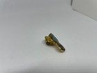 15 16  Unc Tarheel Foot Pin Gold Black Tarheel Blue Authentic Vintage