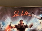 Star Wars The Force Unleashed Sam Witwer Autograph Starkiller Jsa Coa Framed Art