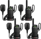 4 Pack Long Range Walkie Talkie 100 Mile Two Way Radio Charge Headset Waterproof
